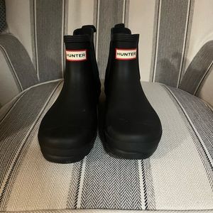 Hunter original waterproof Chelsea short rainboot